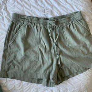 JCrew Army Green Shorts